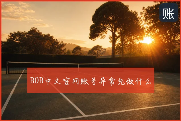 BOB中文官网账号异常先做什么